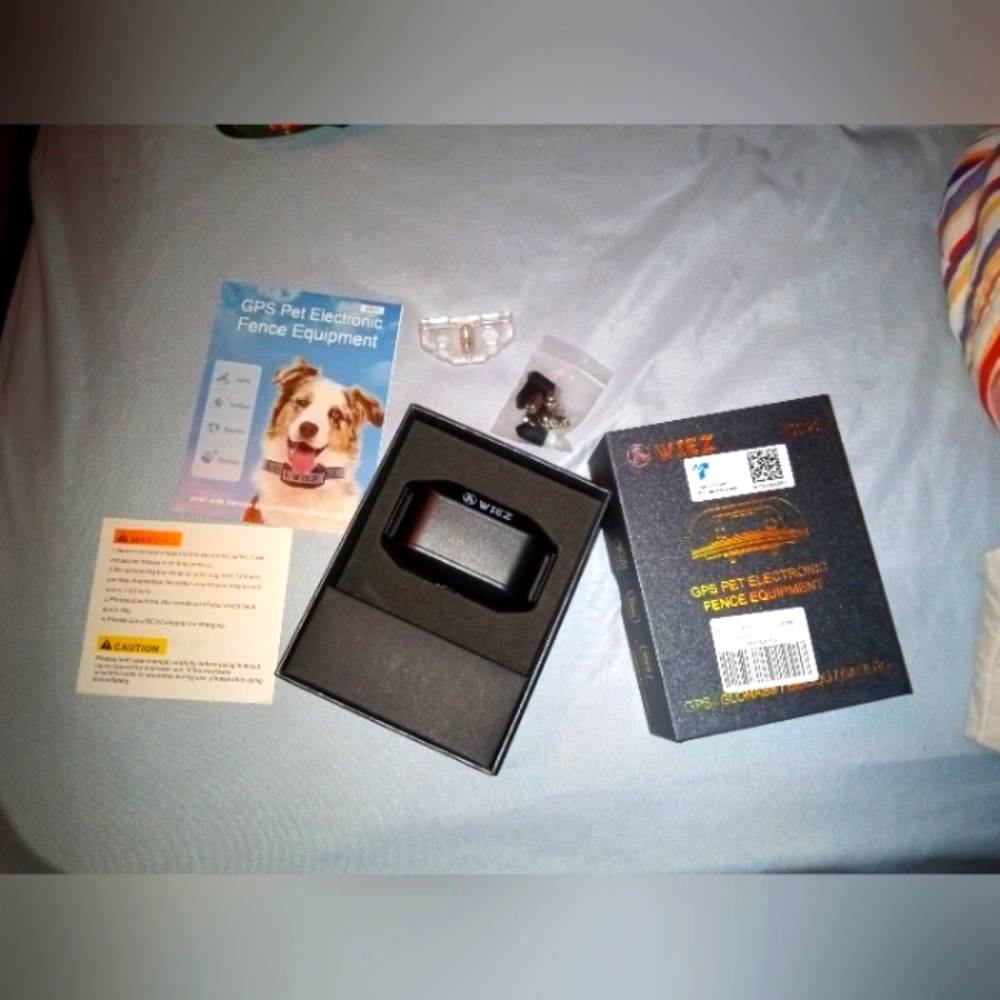 WIEZ GPS Wireless Dog Fence, Electric Dog Collar Fence,Pet Containment System,Ra